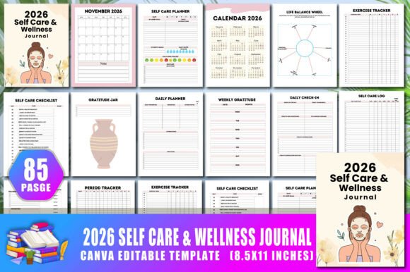 2026 Self Care Wellness Journal: Your Complete Guide to Intentional Well-Being