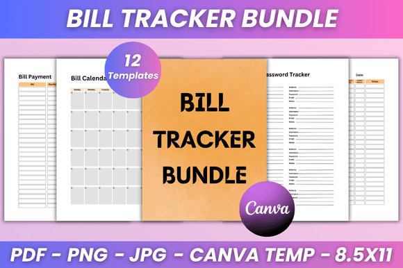 Bill Tracker Bundle KDP Interior: A Practical Tool for Organized Financial Workflows