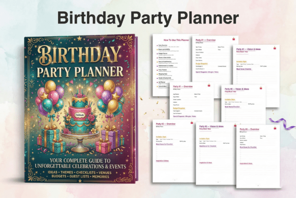 Birthday Party Planner: A Practical Guide to Organizing Celebrations Without the Overwhelm