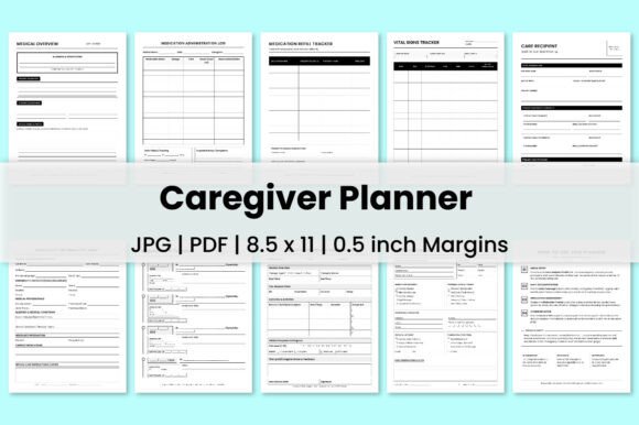 Caregiver Planner, KDP Interior Care Log: A Strategic Tool for Organized Care Management