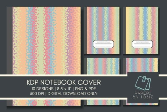 Colorful Abstract KDP Notebook Cover: Turning Blank Pages into Creative Opportunities