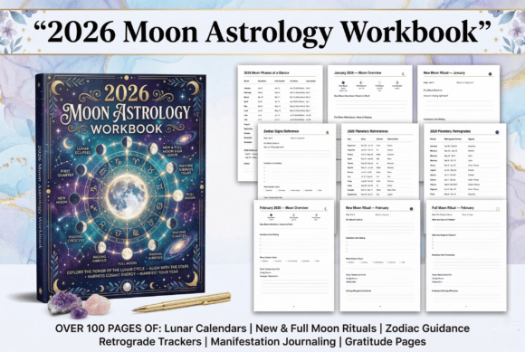 Designing Your 2026 Lunar Practice: A Guide to the 2026 Moon Astrology Workbook