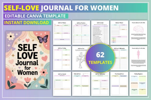Editable Self-Love Journal for Women: A Modern Tool for Meaningful Growth