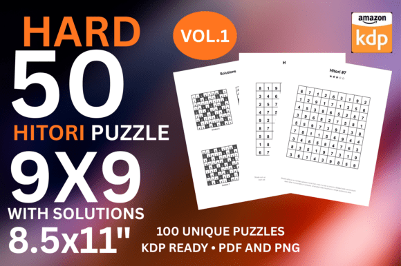 Hard Hitori Logic Puzzles Vol 1: A Strategic Asset for the Modern Puzzle Publisher