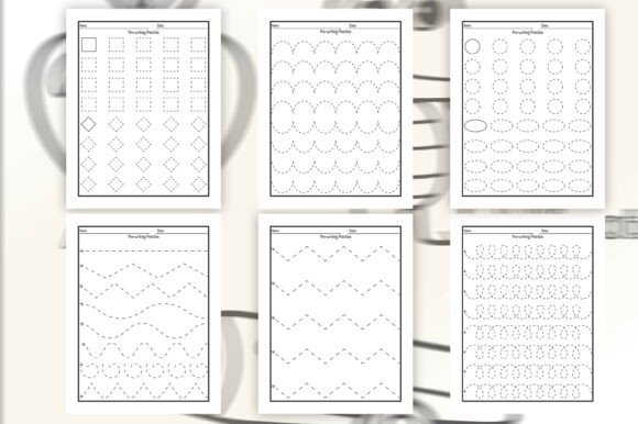 Kids Tracing Practice Worksheets for Early Writing