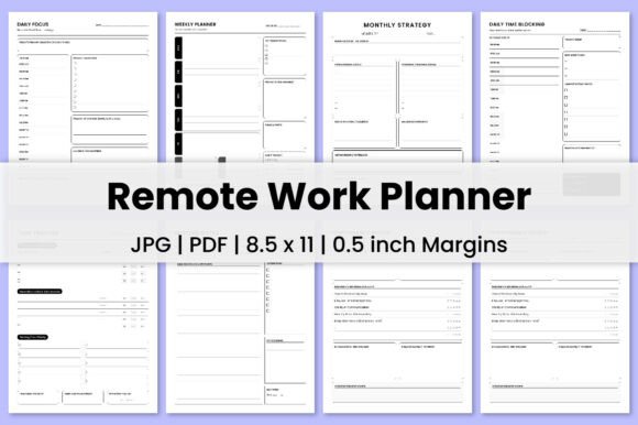 Remote Work Planner, KDP Interior: What Most Buyers Overlook Before Downloading
