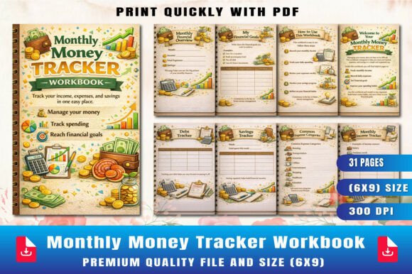 Take Control of Your Finances with the Monthly Money Tracker Workbook