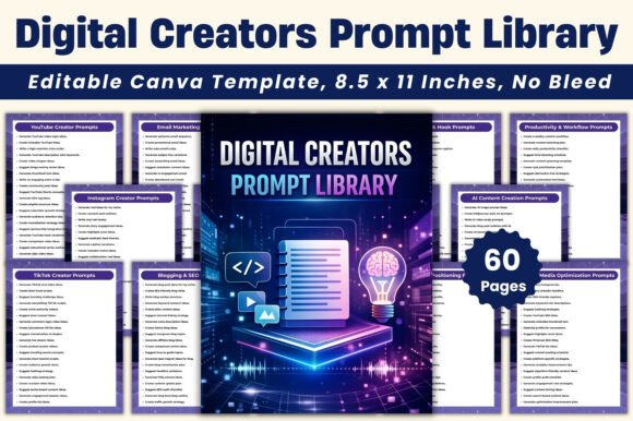 The Digital Creators Prompt Library: Your Roadmap from Creative Block to Consistent Income