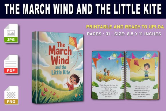 The March Wind and the Little Kite – A Spring Tale of Adventure and Heart