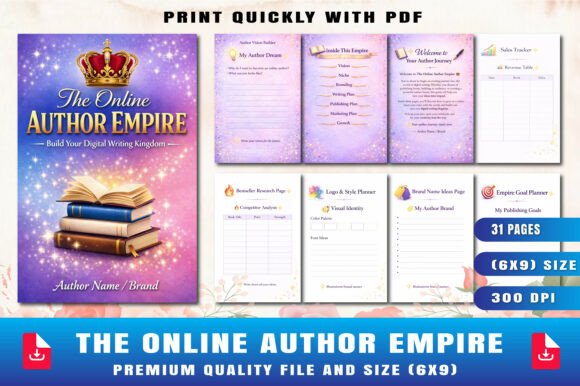 The Online Author Empire: Build Your Writing Kingdom