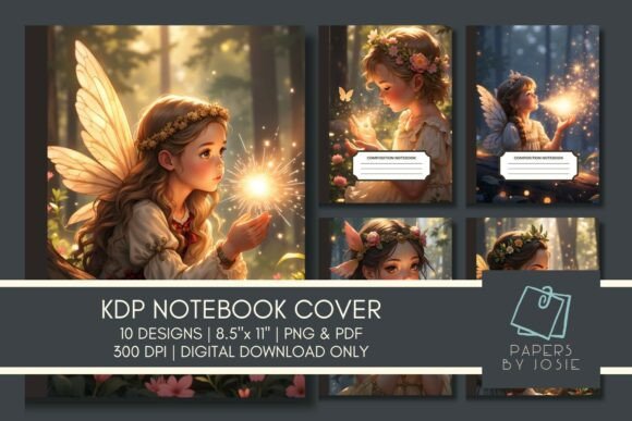 Young Fairy KDP Notebook Cover: A Practical Choice for Self-Publishers